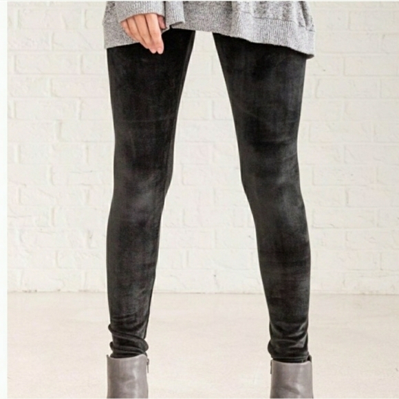 Plus Size Crushed Velour Ankle Legging 4 Pack - Picture 6 of 8